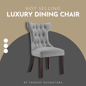 Chaise rembourrée de design simple, très confortable, pour hôtels, restaurants et événements – Vente en gros - Product Image 5