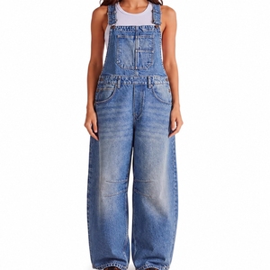 Salopette en jean bleu vintage pour femme – Élégante, confortable, durable, décontractée, de qualité supérieure - Product Image 2