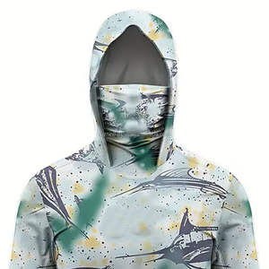 Sudadera con Capucha para Pesca con Protección Solar, Bloqueo UV, Transpirable, Secado Rápido, Camisa Ligera para Pesca al Aire Libre, Ropa de Verano - Product Image 6