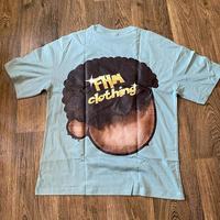T-shirt pour homme surdimensionné avec impression DTG, coton de haute qualité, graphisme DTG personnalisé, coupe ample, col rond, manches courtes, streetwear décontracté, mode