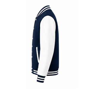 BIRLAG SPORTS OEM Custom Men's Varsity Jacket 100% Wool Eco-Friendly Breathable Autumn Season Custom Logo Options <b>Plain</b> Design - Product Image 4