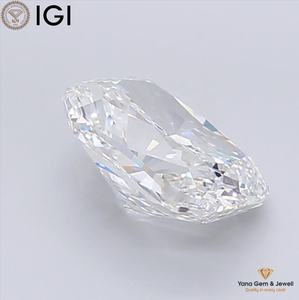 เพชร CVD ขนาด 4.50 กะรัต สี E ความสะอาดระดับ VVS2 รูปทรงคุชชั่น พร้อมใบรับรอง IGI เหมาะสำหรับแหวนลายเซ็น - Product Image 3