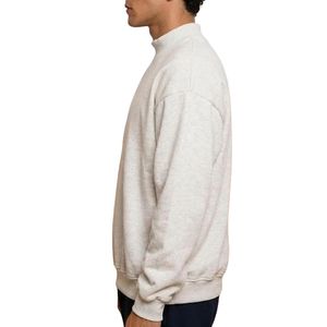 Sweat-shirt décontracté à col montant, fabrication de vêtements sur mesure avec style pull-over pour collections de vêtements décontractés haut de gamme - Product Image 3