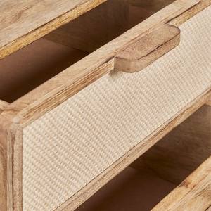 Mesita de noche rectangular Vandana Arion Merino 50x35 cm en madera de mango, MDF y yute Abrams - Product Image 6