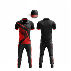 Service d'impression par sublimation pour uniformes de cricket |   Tenue complète d'équipe de cricket pour hommes, femmes et jeunes : polo et pantalon - Product Image 1