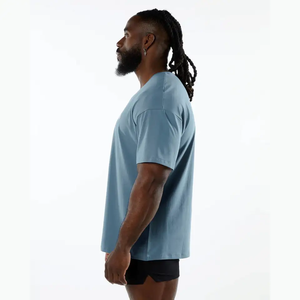 Summer Polyester Men Cotton Printing Logo Casual <b>Plain</b>-Blank Men's Vintage T Shirt Distressed T-shirt <b>Tee</b> Shirts T-shirt - Product Image 1