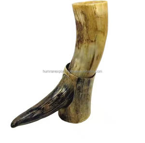 Cuerno para beber vikingo ecológico hecho a mano indio diseño Animal forma Natural-para mostrar tradiciones nórdicas celebración - Product Image 4