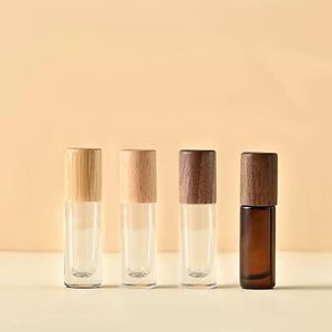 Flacon de parfum en bois écologique de luxe avec insert en verre, bougies et accessoires parfumés, fabricant OEM ODM en gros en Inde - Product Image 1