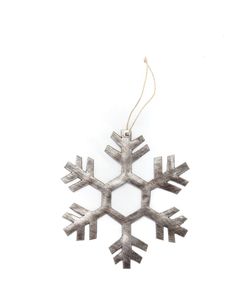 Décoration murale flocon de neige en métal, très tendance, pour Noël, décoration de maison, décoration de fêtes, design géométrique moderne, salon - Product Image 1