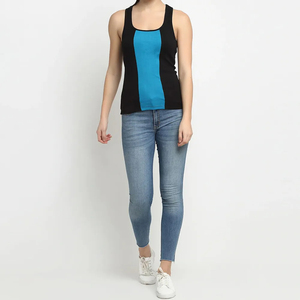 Débardeur dos nu noir pour femme, coupe ajustée, sans manches, tendance, décontracté, pour la plage - Product Image 2