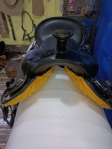 Qualité supérieure Design meilleure vente à la main en cuir véritable Western Barrel selle de cheval de course au prix de gros en vrac - Product Image 5