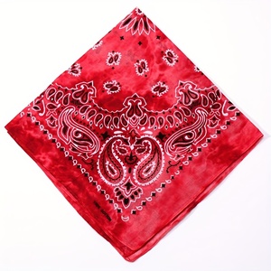 Bandana carré unisexe personnalisé en soie couleur unie, 49x49cm, pour l'extérieur, impression par sublimation thermique, foulard, brassard de motard, mouchoir - Product Image 2