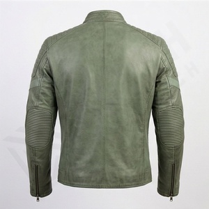 Chaqueta de Motociclista de Cuero Genuino para Hombre de la Mejor Calidad, Nueva Colección de Invierno, Chaquetas de Motocicleta con Protecciones Desmontables Personalizadas - Product Image 2