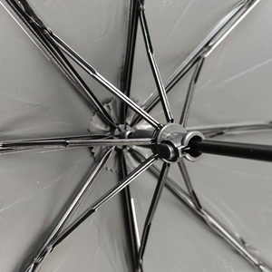 Parapluie compact INS 21 pouces à ouverture manuelle, style golf, coupe-vent, pliable en 3 sections, motif fleurs japonaises, pratique pour adultes - Product Image 6