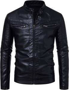 New Style 2026 Men Leather <b>Biker</b> <b>Jacket</b> High Performance Motorcycle Leather <b>Jacket</b> for Men - Product Image 1