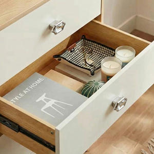 Tiradores de cajón de perilla de gabinete de acrílico de aleación de Zinc modernos multiusos manijas de muebles para cocina sala de estar comedor armario - Product Image 6