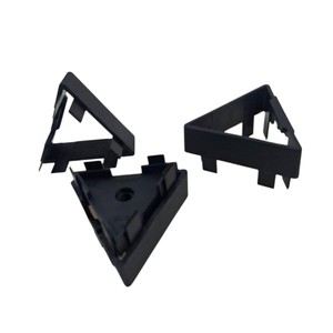 OEM Custom Black ABS <b>Plastic</b> Triangle Corner Bracket | High Impact <b>Plastic</b> <b>Edge</b> Guards and Alignment Spacers - Product Image 6
