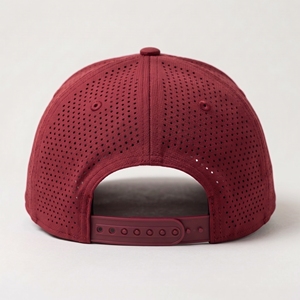 Gorra de Béisbol Roja Transpirable, Ajustable, con Panel Lateral Perforado, para Equipos Deportivos - Product Image 3