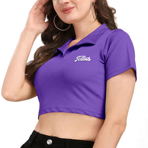 Top Corto de Mujer de Alta Calidad, Nuevo y Elegante, Transpirable, Diseño Único, Venta al Por Mayor, Top Corto de Mujer para Venta en Línea - Product Image 6