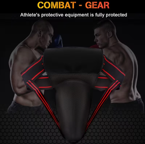 Adjustable Groin Support <b>Belt</b> For Men Black Spandex Nylon Contoured Breathable Protection Sports All Seasons daily wear support - Product Image 4