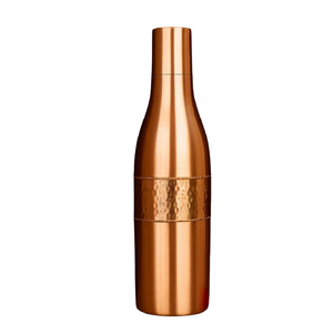 100% Pure Copper Classic Hammered Surahi Design <b>Large</b> Capacity Portable Eco-Friendly <b>Water</b> <b>Bottle</b> for Outdoor Camping Wedding - Product Image 3