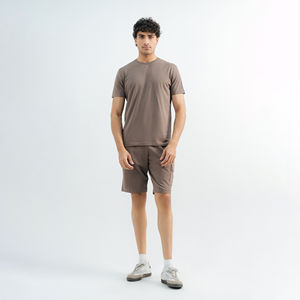 Ensembles de shorts d'été pour hommes, nouvelle collection, 100% coton, t-shirt à manches courtes et shorts, 2 pièces, design personnalisé, ensembles d'été pour hommes - Product Image 3