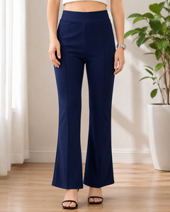 <b>SUmmer</b> Wear Straight Leg <b>Women's</b> Pants Full Length Anti-Wrinkle Minimalist Style Spring Wear <b>Trouser</b> for <b>Womens</b> - Product Image 1