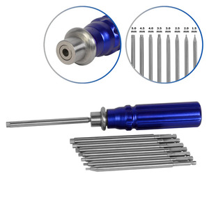 Juego de destornilladores ortopédicos para huesos con mango de acoplamiento rápido, instrumentos quirúrgicos de 1.5 a 5.0 mm, herramienta manual - Product Image 4