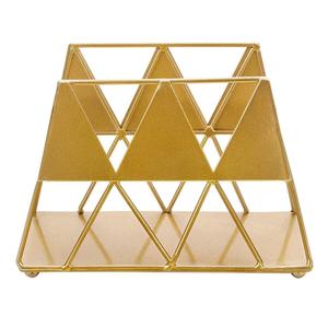 Wrought Iron Wooden Napkin <b>Holder</b> Decorative <b>Tissue</b> Paper Stand for Dining Table <b>Kitchen</b> Restaurant Cafe - Product Image 1