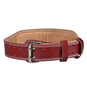 Cinturón de Cuero para Levantamiento de Pesas con Cierre de Hebilla para Entrenamiento de Fuerza, Soporte Lumbar Unisex - Product Image 1