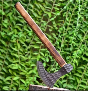 Custom Handmade Industrial Builder's Hatchet <b>Axe</b> Head Carbon Steel Blade 18 Inch Overall Length 3Lb Weight Wood Handle - Product Image 5
