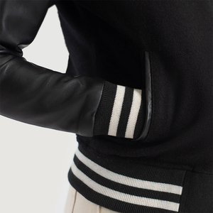 Custom <b>Women</b> Plush <b>Velvet</b> Button Up Varsity Outerwear <b>Women</b> Spring Lightweight Quilted Satin Varsity <b>Jacket</b> Wholesale Custom - Product Image 5