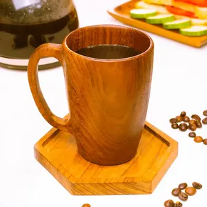Handcrafted Natural Wooden <b>Beer</b> Mug Handle | Classic Wooden Tankard | Eco-Friendly <b>Beer</b> Stein | Handmade Wooden Coffee Mug | - Product Image 2