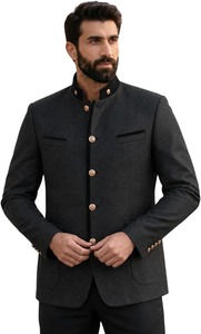 Chaqueta Trachtenjanker de Estilo Alpino Tradicional para Hombre, Cuello Alto, Cierre de un Solo Botón, Chaqueta Formal para Eventos - Product Image 3