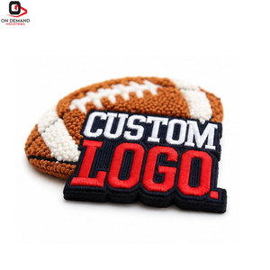 Badges d'événements sportifs modernes de qualité supérieure, avec épingle de sûreté, design brodé élégant, tissu sergé de haute qualité, finition durable, athlétique - Product Image 5