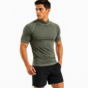 Premium Men's <b>Compression</b> <b>Shirt</b> Ready Stock OEM Private Label Activewear Factory - Product Image 2