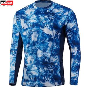 เสื้อรัชการ์ดแขนยาวสำหรับผู้ชายระดับพรีเมียม เสื้อกีฬาทางน้ำ ผ้าแห้งเร็ว ยืดหยุ่นได้ เหมาะสำหรับเล่นเซิร์ฟ ว่ายน้ำ ดำน้ำ และฝึกซ้อม - Product Image 1