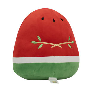 Grande quantité de jouets islamiques pour les cadeaux de l'Aïd et du Ramadan - Coussin en peluche doux en forme de pastèque de 30 cm pour enfants - Product Image 1