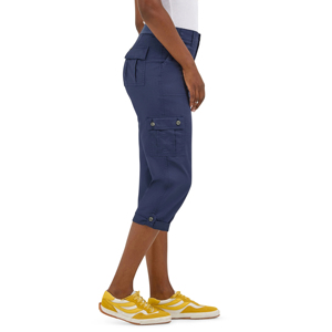 Damen Capri-Hosen Lässige Weiche Damenhosen mit Freier Passform Einfarbige Unterteile Damenbekleidung Hochwertige Modische Kleidung - Product Image 4