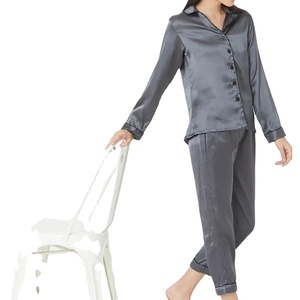 Conjunto de Pijama de Algodón Transpirable con Logotipo Personalizado para Mujer, Camisón Estampado, Diseño Personalizado, Precio al por Mayor - Product Image 5
