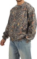 Service OEM – Sweat-shirts personnalisables à col rond en molleton bouclette, amples, respirants, écologiques, séchage rapide, streetwear d'hiver