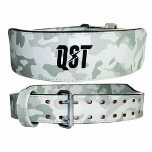 Ceinture de musculation en cuir, 4 pouces de large, avec boucle à double ardillon et coutures renforcées - Product Image 6