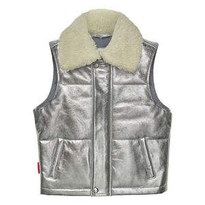 Chaqueta de Plumón para Mujer, Nueva Colección 2024, Cálida, Cortavientos, de Alta Calidad, con Cuello Alto y Diseño en Contraste de Color - Product Image 1