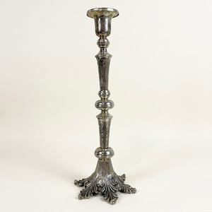 Wholesale Decorative Tall Metal Candle Stand Handcrafted <b>Silver</b> Finish Taper Holder for Christmas Parties and Hotel Banquet - Product Image 6