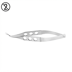 Pinzas de Capsulorrhexis Inamura, Largas, de Acero Inoxidable, Instrumento Quirúrgico Oftálmico, Desechable, de Un Solo Uso, con Certificación CE - Product Image 1