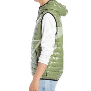 Gilet matelassé léger et compressible pour homme, chauffe-corps d'hiver, sans manches, imperméable, avec fermeture éclair, col rond, grandes tailles - Product Image 3