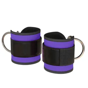 2026 Customized Ankle Straps for <b>Cable</b> Machines with Resistance Hip Band/Neoprene Pad Ankle Cuffs for Legs Abs Glute Exercises - Product Image 1