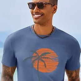 printed <b>polyester</b> cotton mens <b>tshirt</b> - Product Image 1