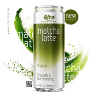 Rita Original Matcha Latte Sleek 320ml Boîte Style Japonais Prêt à Boire Thé au Lait Matcha au Goût Doux Fabriqué au Vietnam