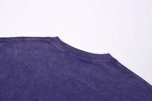 Camiseta de Hombre con Lavado Ácido, 100% Algodón, Logotipo Personalizado, Impresión Digital, Manga Corta, Tela de Felpa, Transpirable, Cómoda, para Adultos - Product Image 6